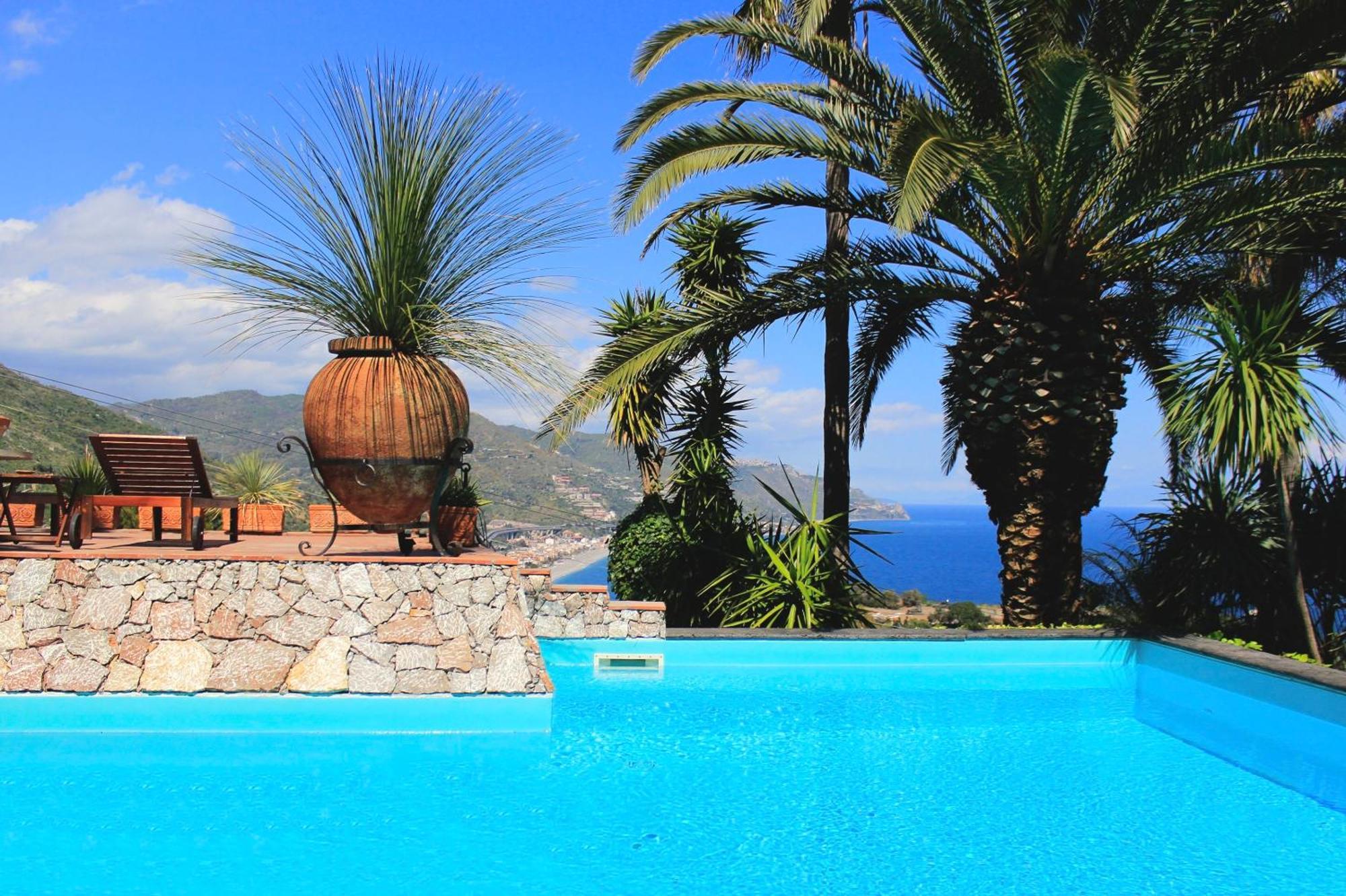 Villa Lou Taormina Private Villa With Panoramic Sea View Pool 外观 照片